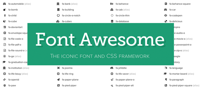 Font Awesome WordPress Theme